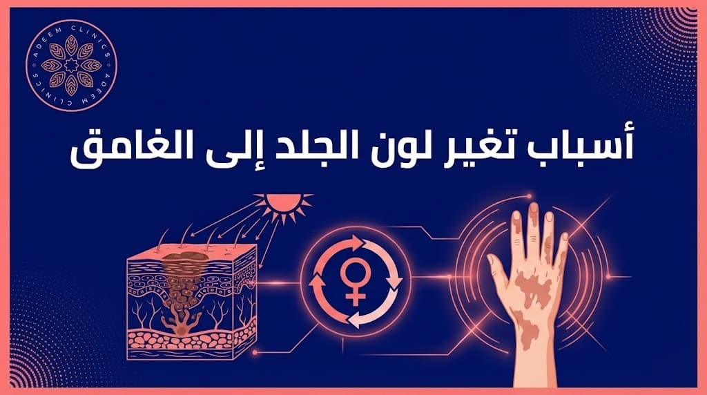 ما هي أسباب تغير لون الجلد إلى الغامق وكيفية التعامل معها؟
