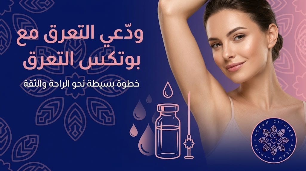 ودعي التعرق مع بوتكس التعرق