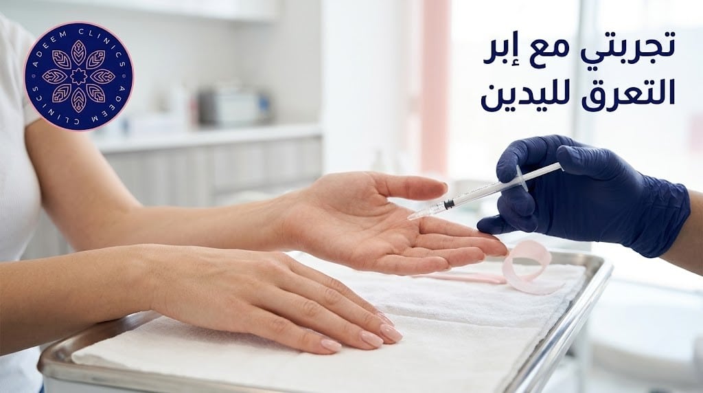 تجربتي مع إبر التعرق لليدين