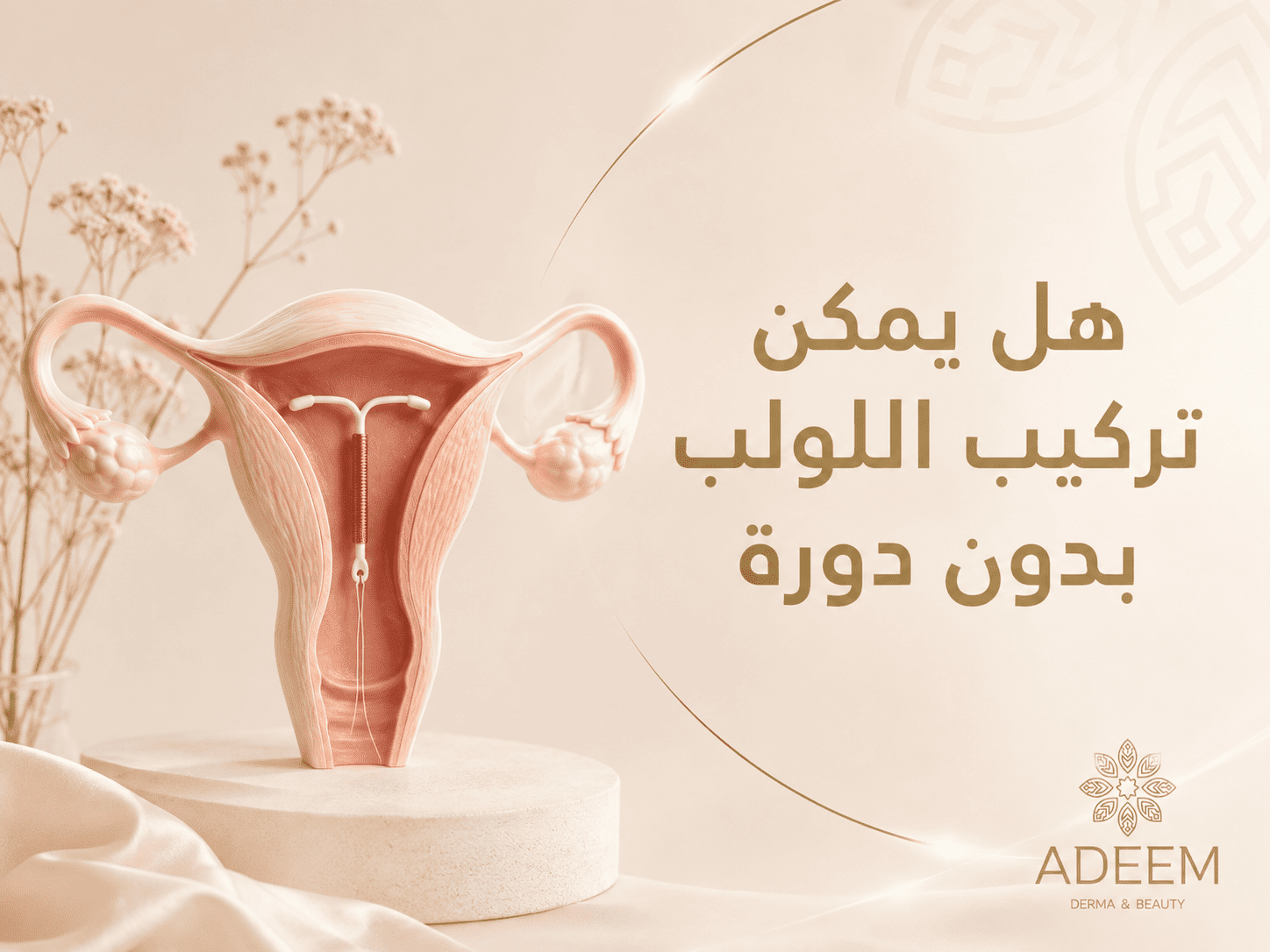 هل يمكن تركيب اللولب بدون دورة