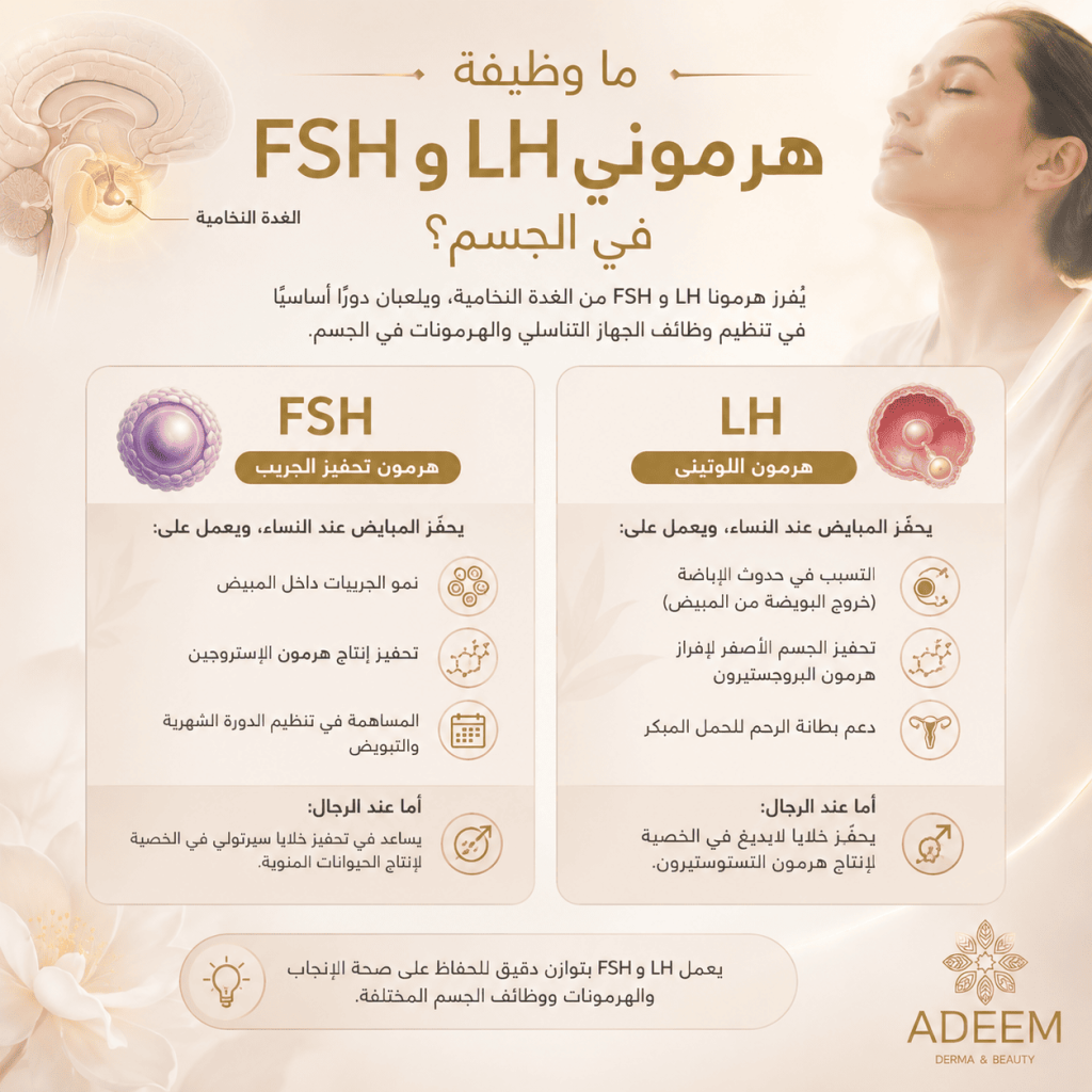 ما وظيفة هرموني LH وFSH في الجسم؟